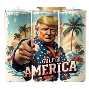 Gulf of America Ocean Beach Summer Vibe 20oz Tumbler Travel Insulated Mug